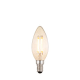 Lacona Nostalgic Flame 1Lt Light Bulb In Amber Glass Finish - Lacona Home 