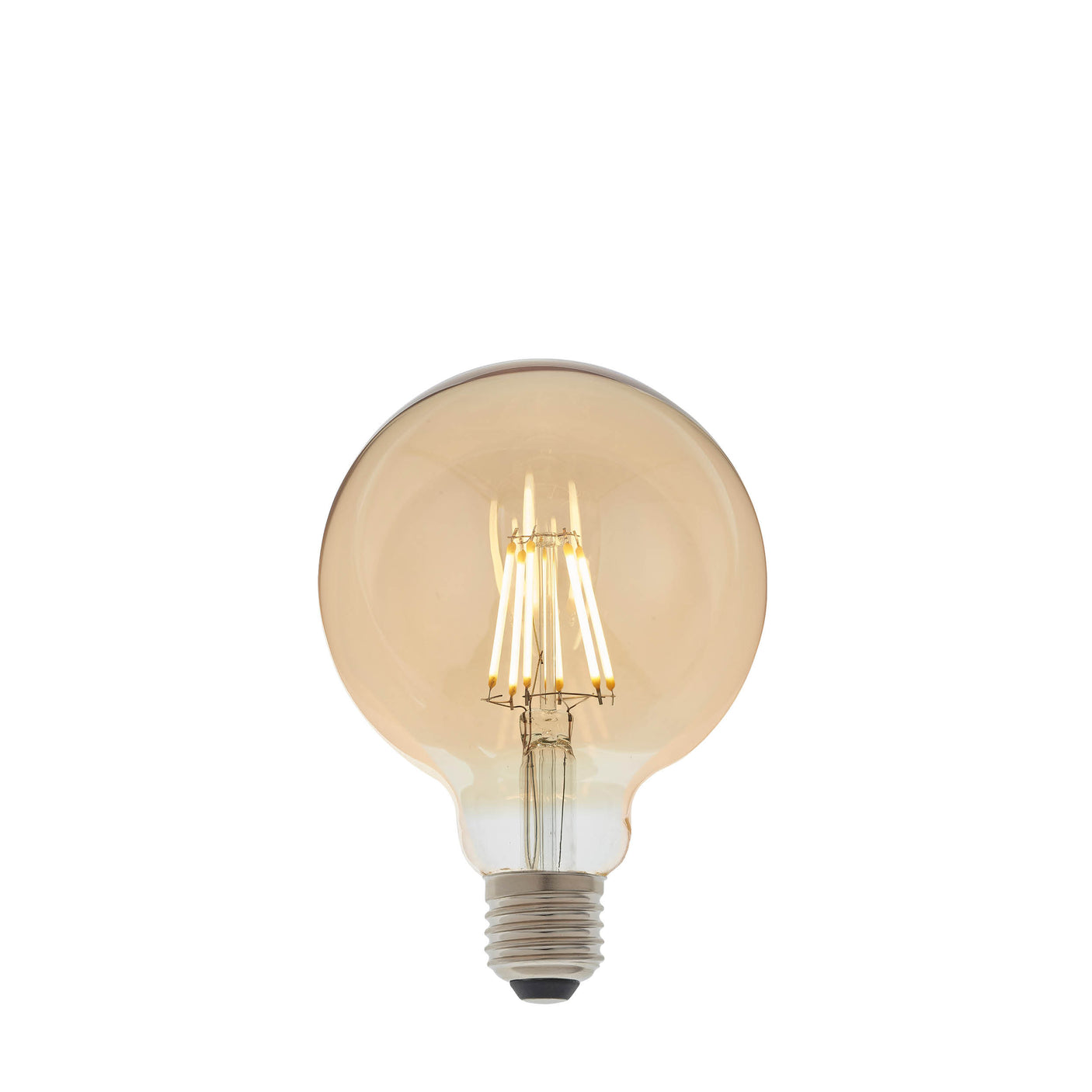 Lacona Edison Sphere 1Lt Light Bulb In Amber Glass Finish - Lacona Home 