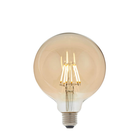 Lacona Edison Sphere 1Lt Light Bulb In Amber Glass Finish - Lacona Home 