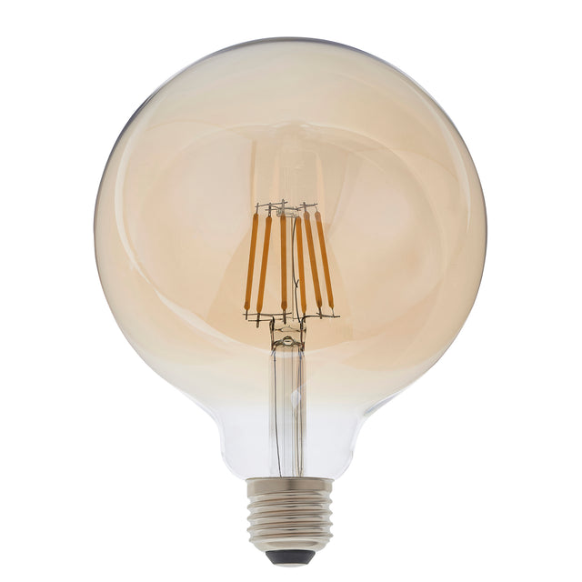 Lacona Edison Sphere 1Lt Light Bulb In Amber Glass Finish - Lacona Home 