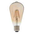 Lacona Vintage Teardrop 1Lt Light Bulb In Amber Glass Finish - Lacona Home 