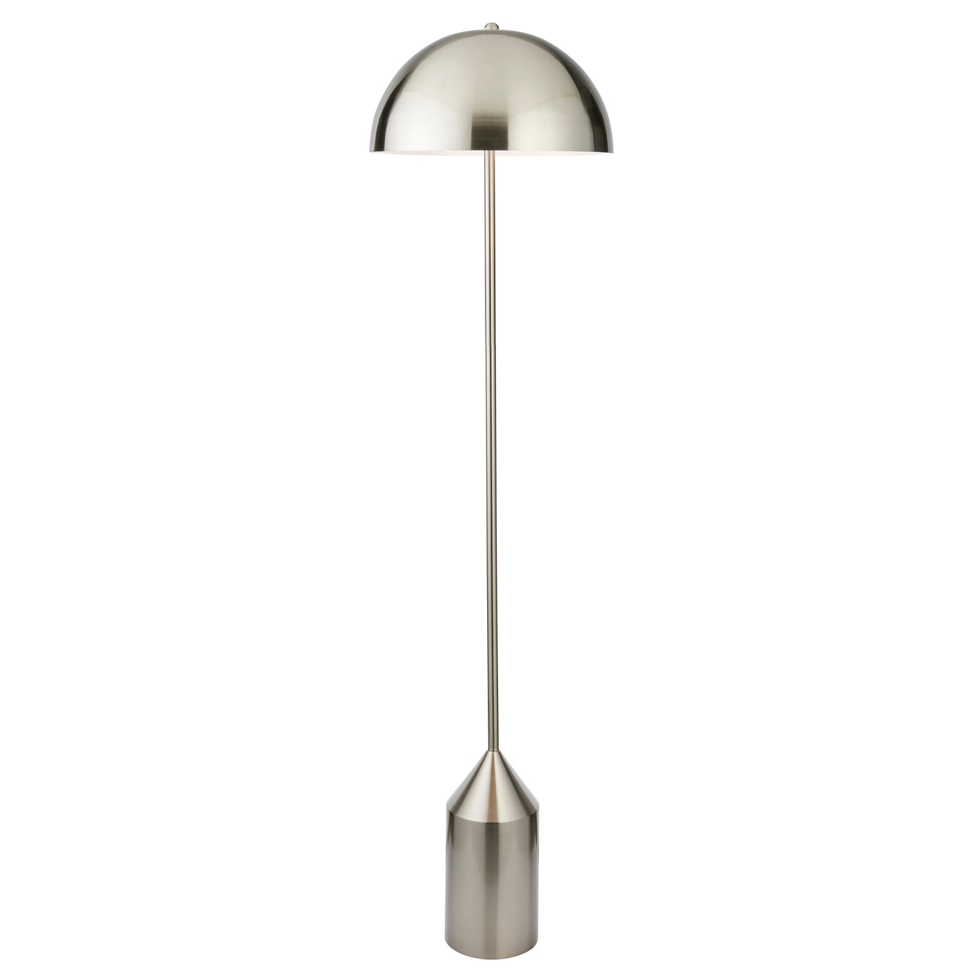 Lacona Novastar 1Lt Indoor Floor Lamp In Brushed Nickel Plate Finish - Lacona Home 