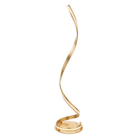 Lacona Cantata 1Lt Indoor Floor Lamp In Gold Leaf & White Acrylic Finish - Lacona Home 