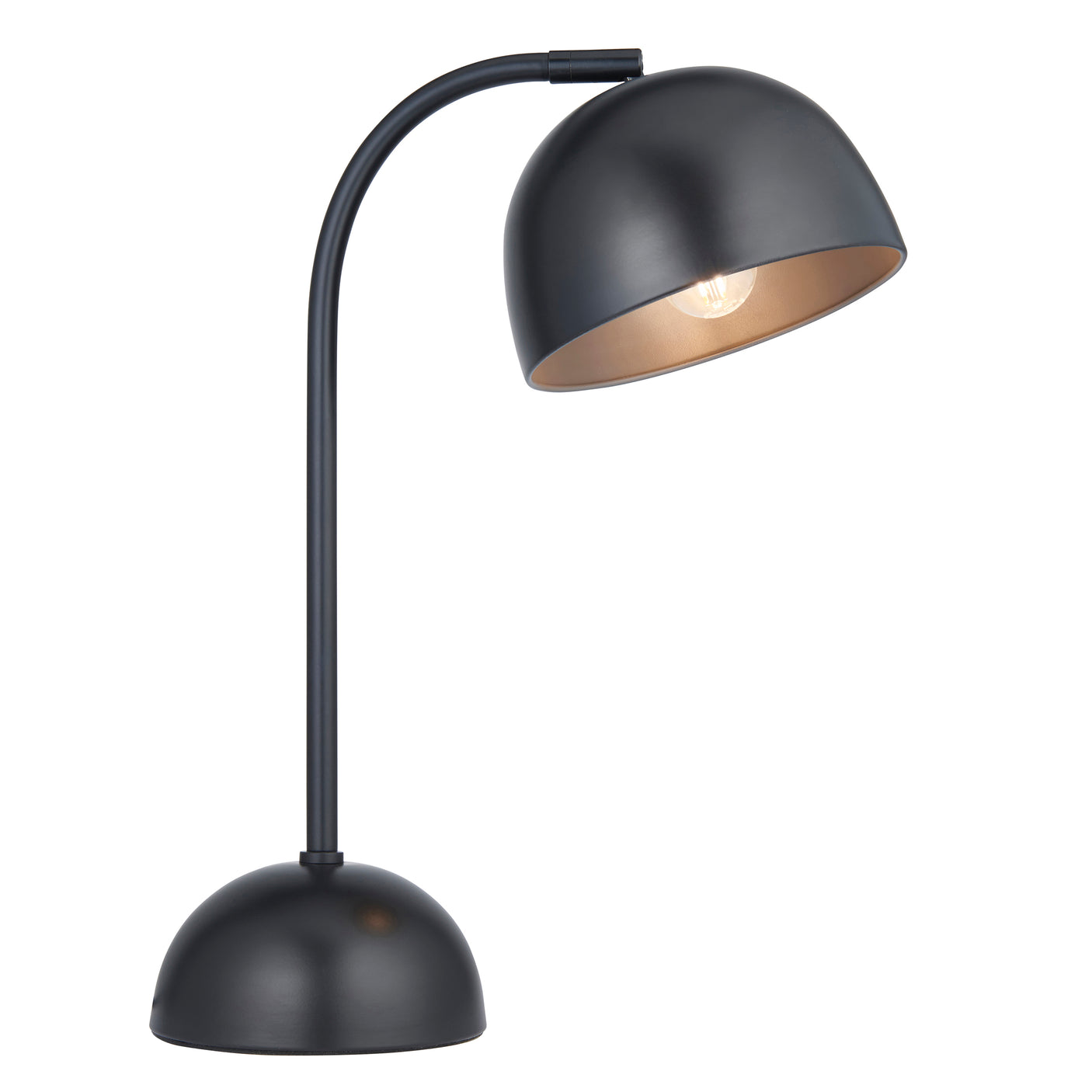 Lacona Bradbury 1Lt Indoor Table Lamp In Matt Black Paint Finish - Lacona Home 