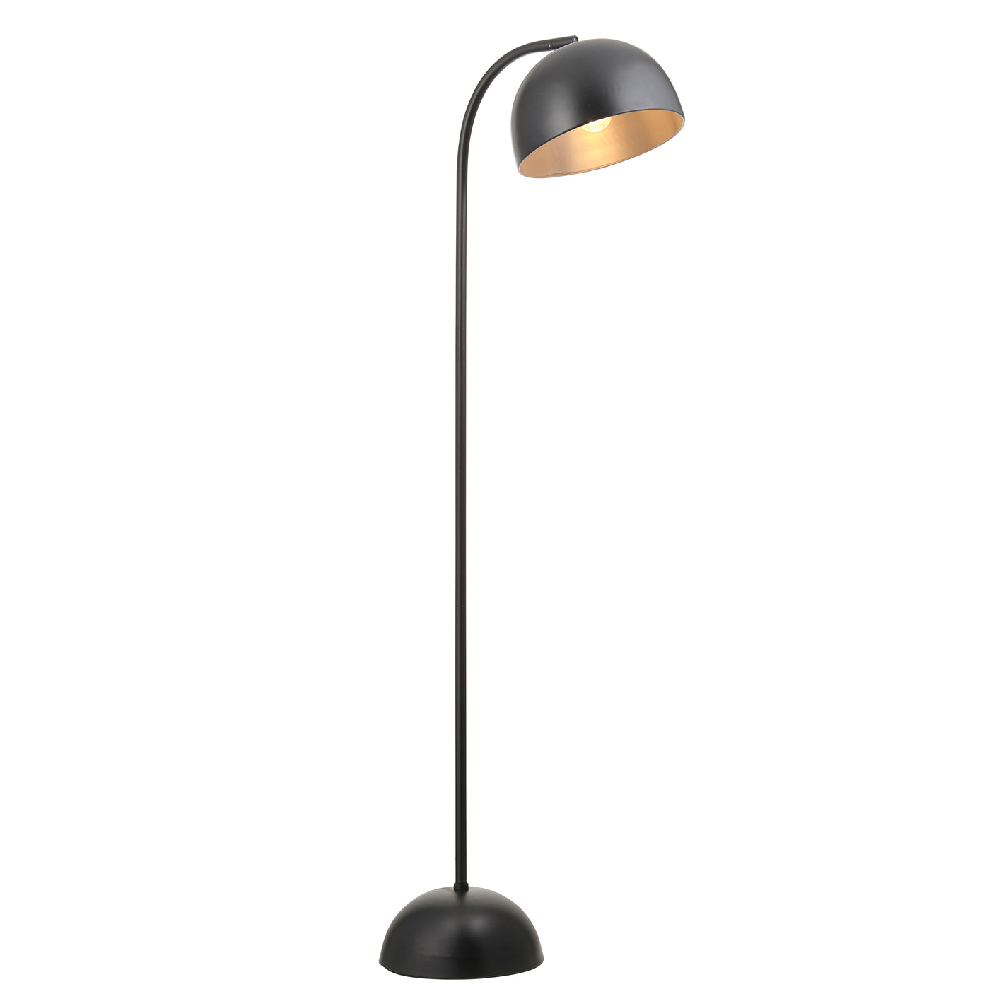 Lacona Bradbury 1Lt Indoor Floor Lamp In Matt Black Paint Finish - Lacona Home 