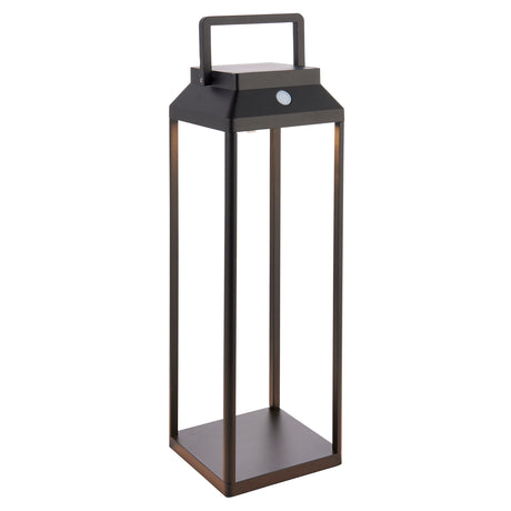 Lacona Lanterna 1Lt Outdoor Table Lamp In Textured Black Finish - Lacona Home 