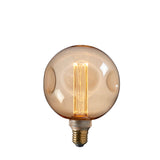 Lacona Divot 1Lt Light Bulb In Amber Glass Finish - Lacona Home 