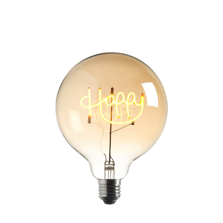 Lacona Euphoria 1Lt Light Bulb In Amber Lustre Glass Finish - Lacona Home 