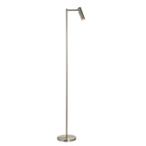 Lacona Bibliophile 1Lt Indoor Floor Lamp In Satin Nickel Plate Finish - Lacona Home 