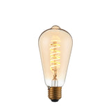 Lacona Vortex 1Lt Light Bulb In Amber Glass Finish - Lacona Home 