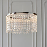 Lacona Lilith 1Lt Indoor Pendant Light In Chrome Plate & Clear Crystal Glass Finish - Lacona Home 