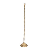 Lacona Sakura 1Lt Indoor Floor Lamp In Antique Brass Plate Finish - Lacona Home 