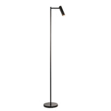 Lacona Bibliophile 1Lt Indoor Floor Lamp In Matt Black Finish - Lacona Home 