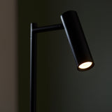 Bibliophile 1Lt Indoor Floor Lamp In Matt Black Finish