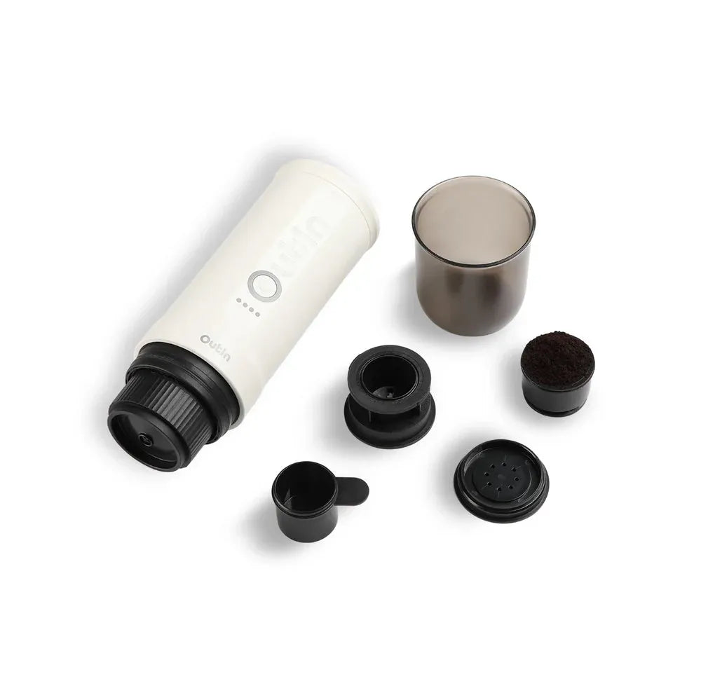 OutIn Nano Portable Espresso Machine (Pearl White)