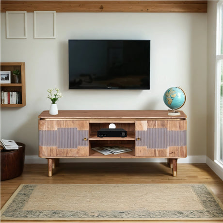 Wilton Acacia Wood Tv Unit - Lacona Home 