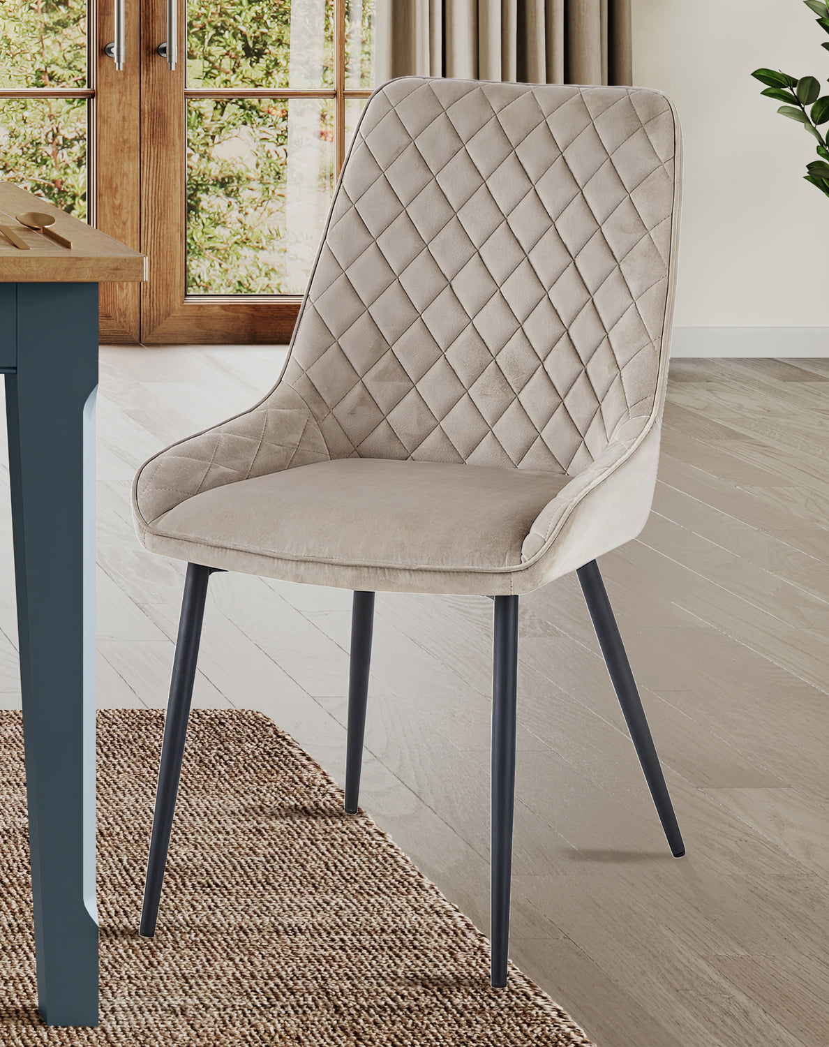 Signature Blue Dining Chair - MINK  (Pack of Two)