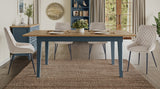 Signature Blue Extending Dining Table