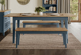 Signature Blue Extending Dining Table