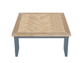 Signature Blue - Square Open Coffee Table