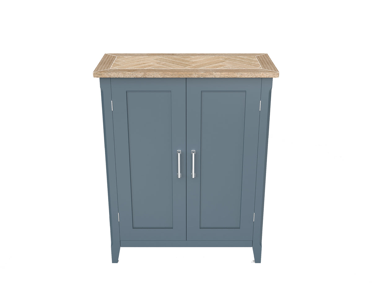 Signature Blue Shoe Storage Cupboard