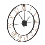 Lincoln Metal Clock Large - Lacona Home 