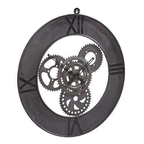 Factory Metal Clock Large - Lacona Home 