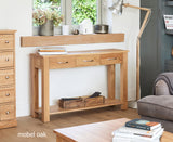 Mobel Oak Console Table