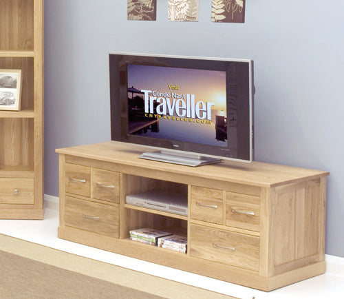 Mobel Oak Widescreen Television Cabinet