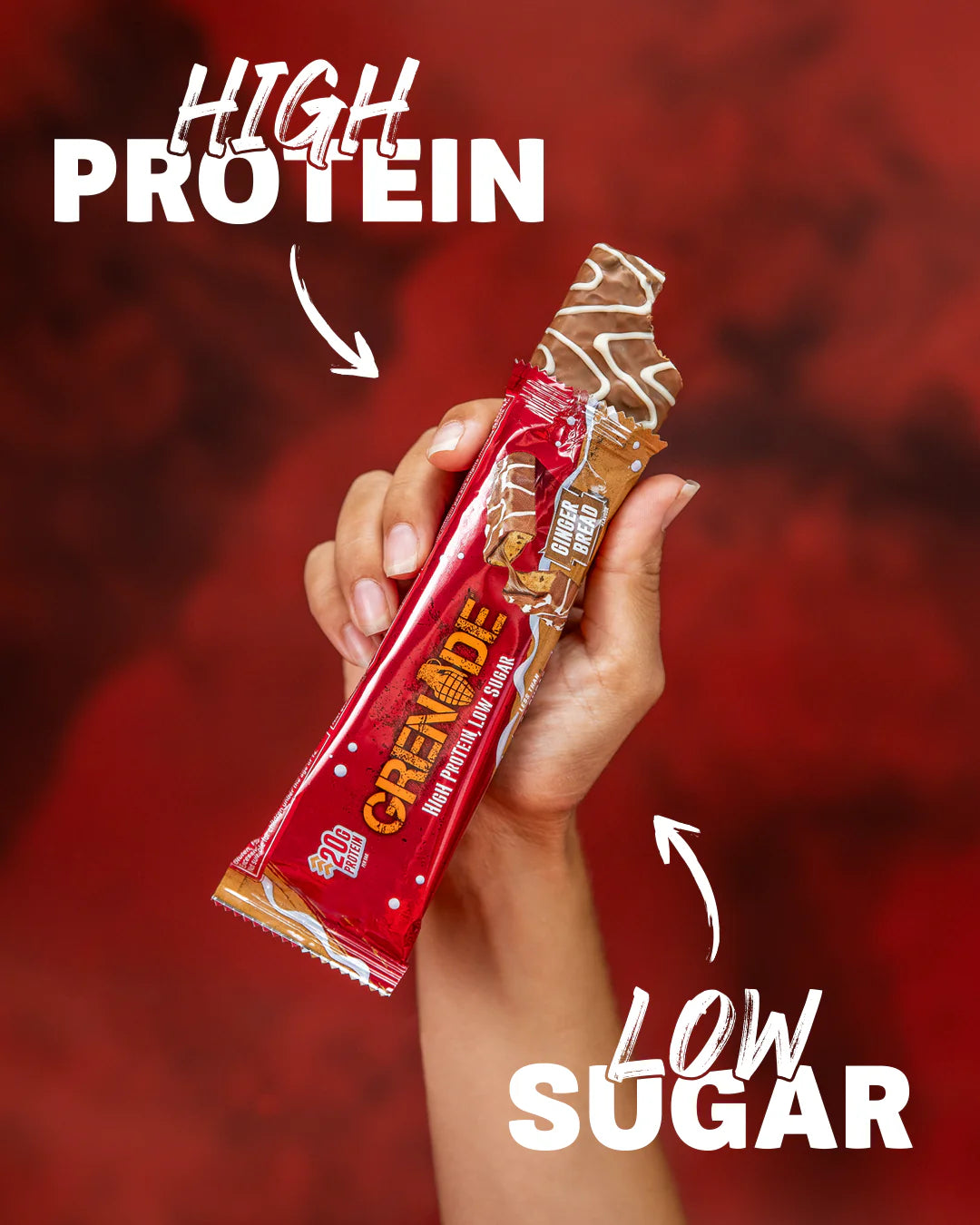 Grenade Protein Bar 12x60g - Gingerbread Protein Bar - Limited Edition!