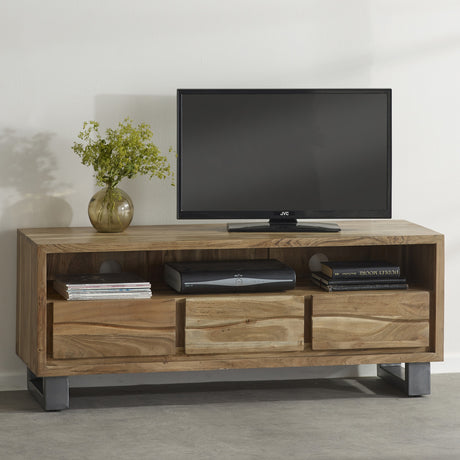 Baltic Live Edge Media Unit - Lacona Home 