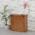 Artwork Mango Wood Sideboard With 2 Doors - Lacona Home 