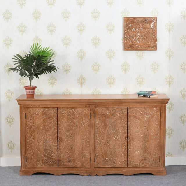 Artwork Mango Wood Sideboard Xl - Lacona Home 