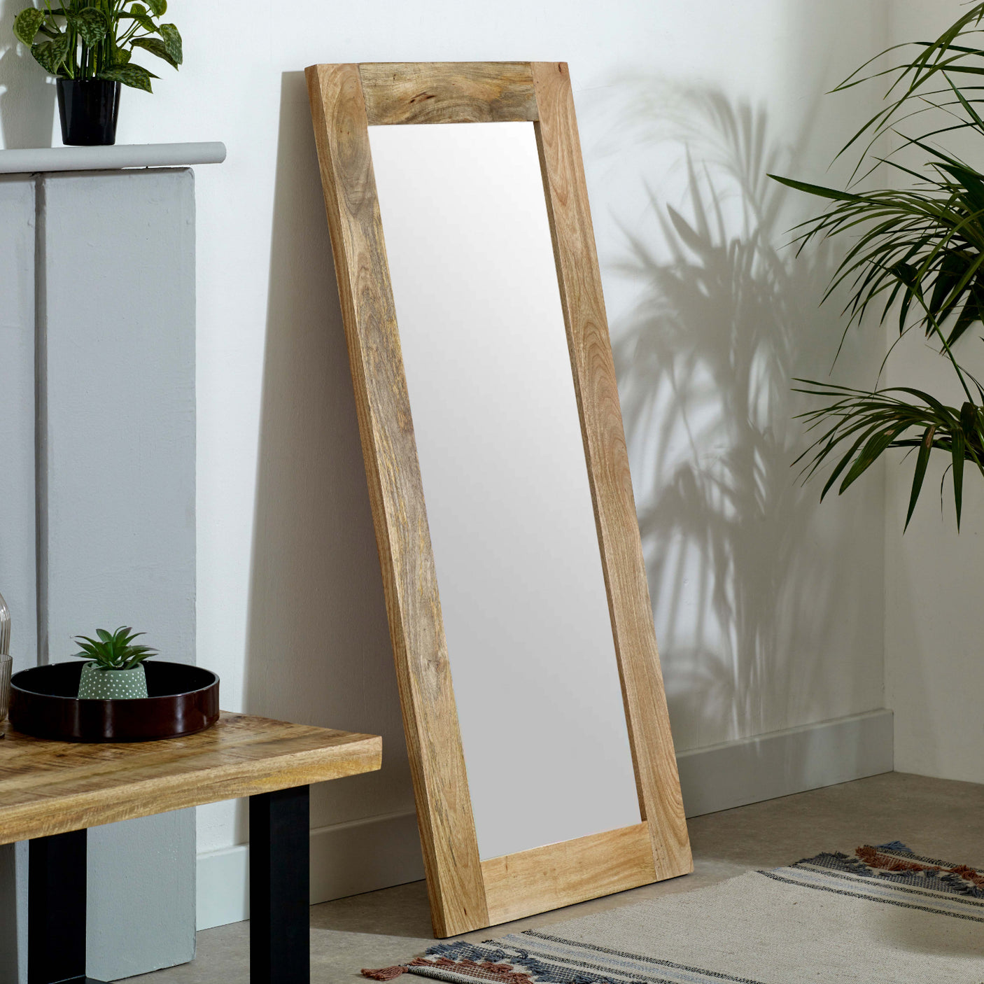 Surrey Solid Wood Frame Mirror Extra Long - Lacona Home 