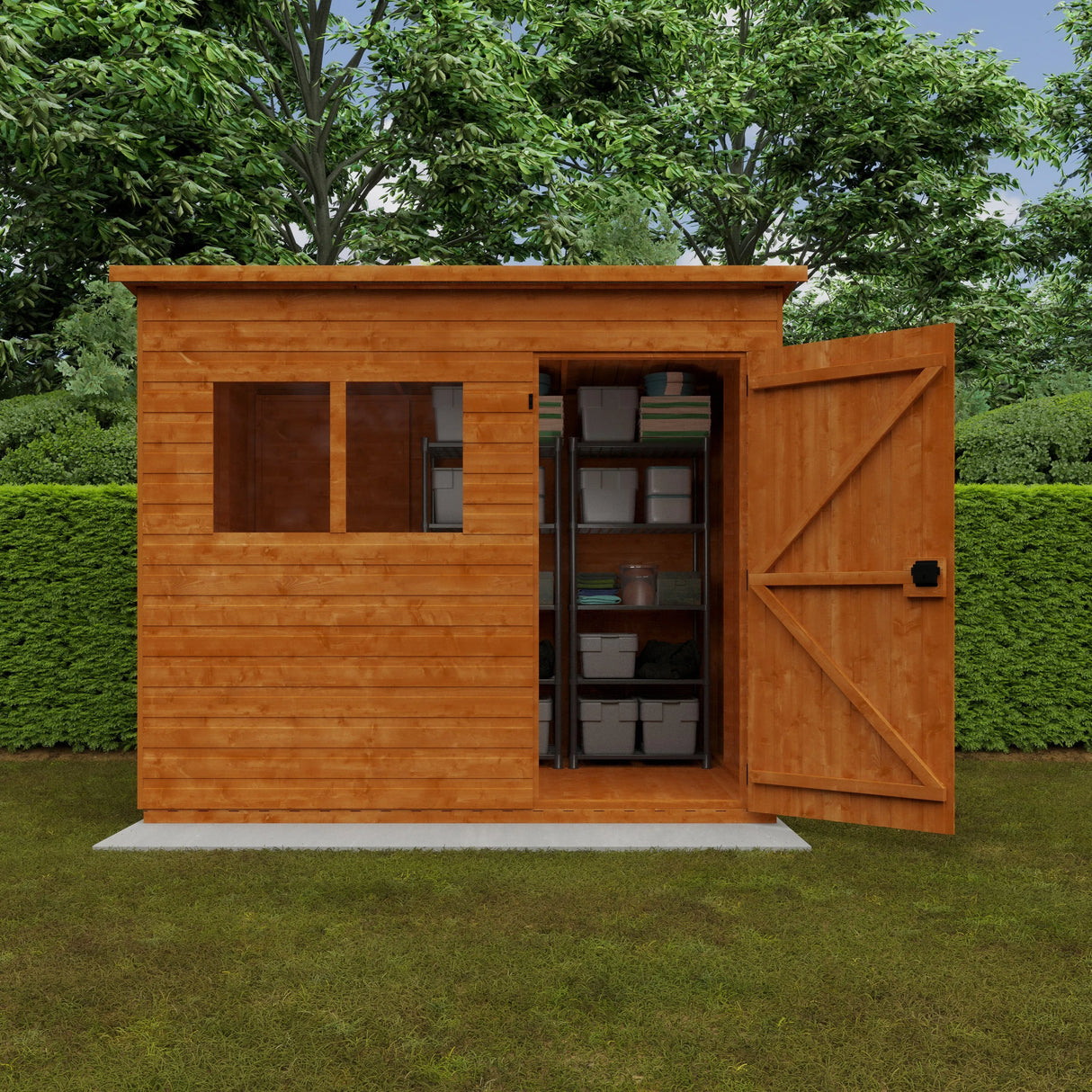 Pent Shiplap Garden Shed