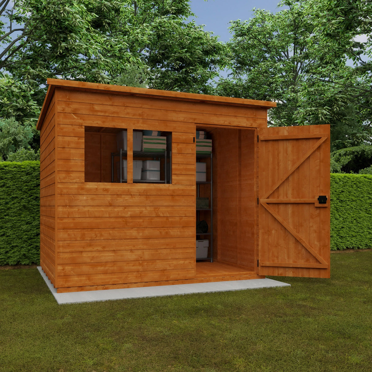 Pent Shiplap Garden Shed