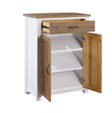 Splash of White - Shoe Storage Cupboard With Drawer