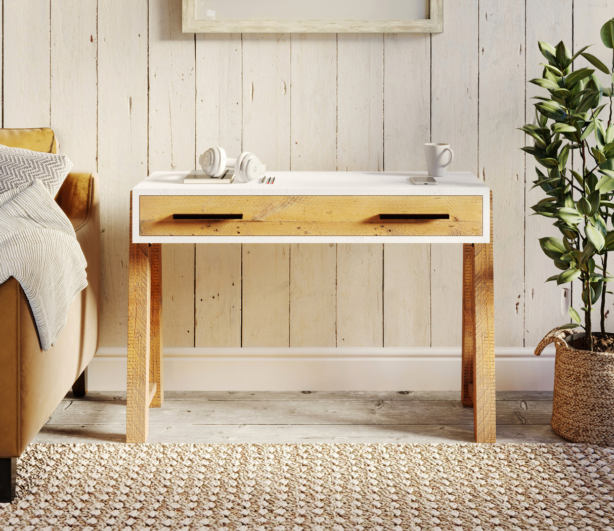 Trinity  - Reclaimed Home Office Desk / Dressing Table