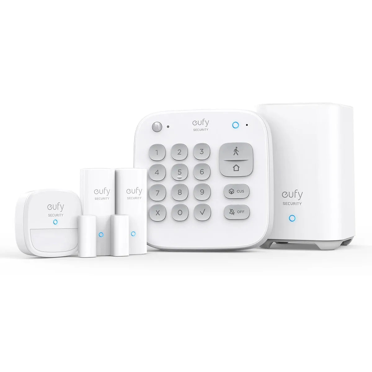 Eufy Security 5 Piece Home Alarm Kit, Home Security System, Keypad, Motion Sensor, 2 Entry Sensors, Home Alarm System,