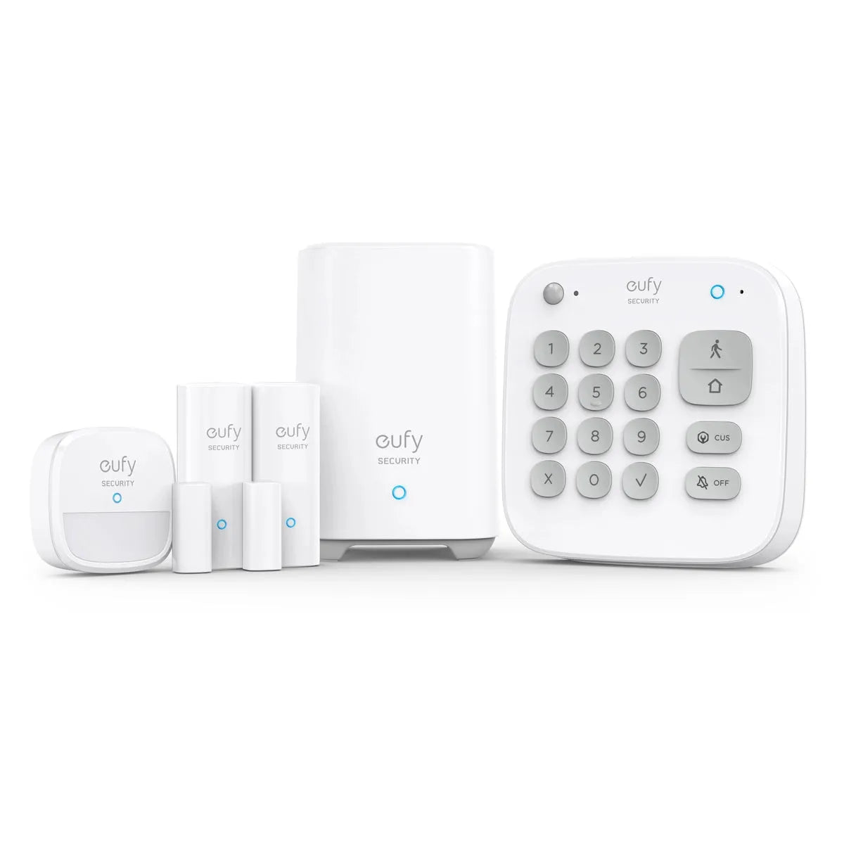 Eufy Security 5 Piece Home Alarm Kit, Home Security System, Keypad, Motion Sensor, 2 Entry Sensors, Home Alarm System,