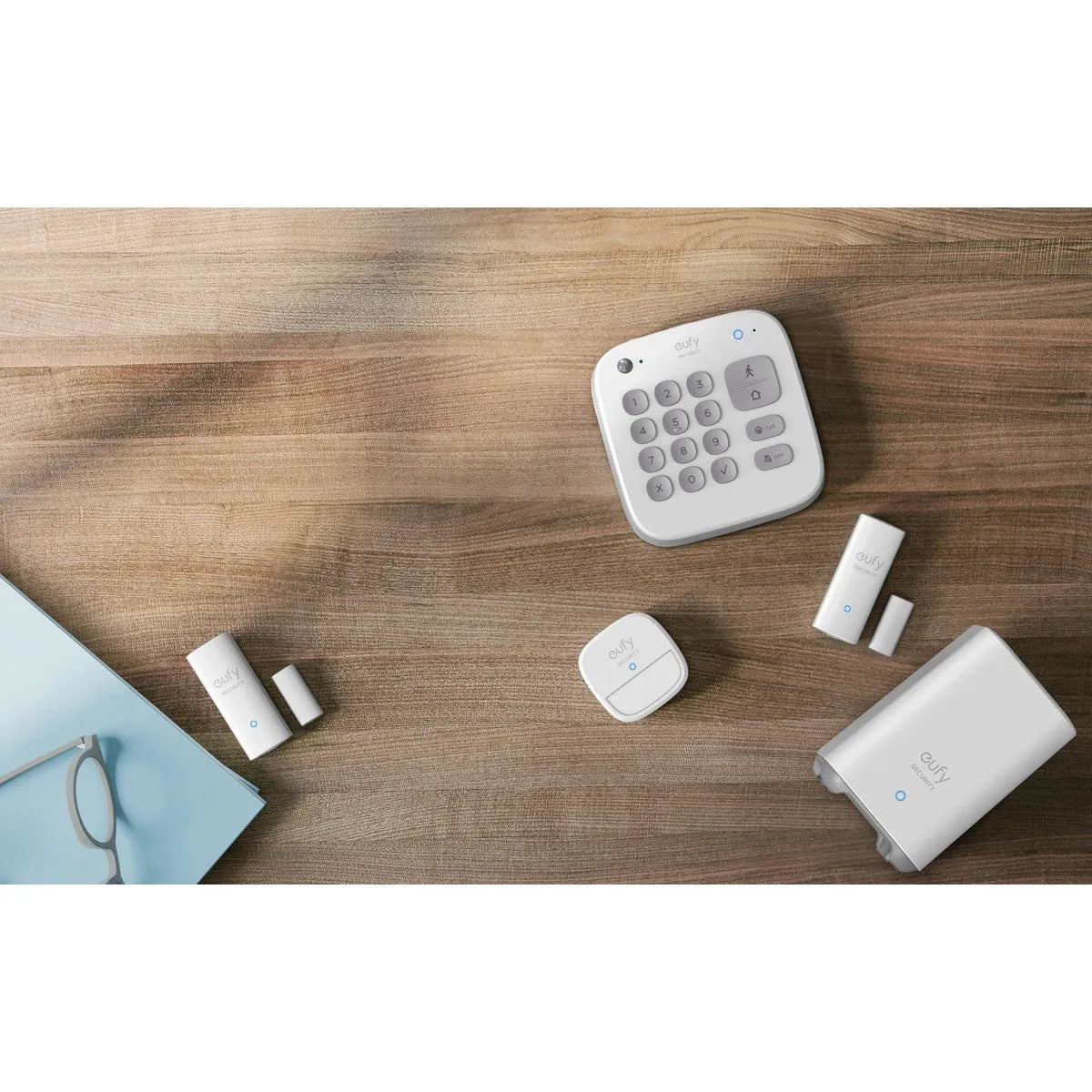 Eufy Security 5 Piece Home Alarm Kit, Home Security System, Keypad, Motion Sensor, 2 Entry Sensors, Home Alarm System,