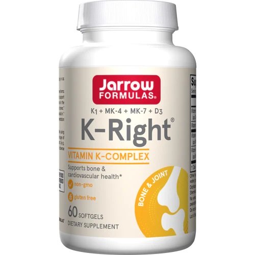 Jarrow Formulas K-Right Vitamin K Complex including K2 Mk7 Variant