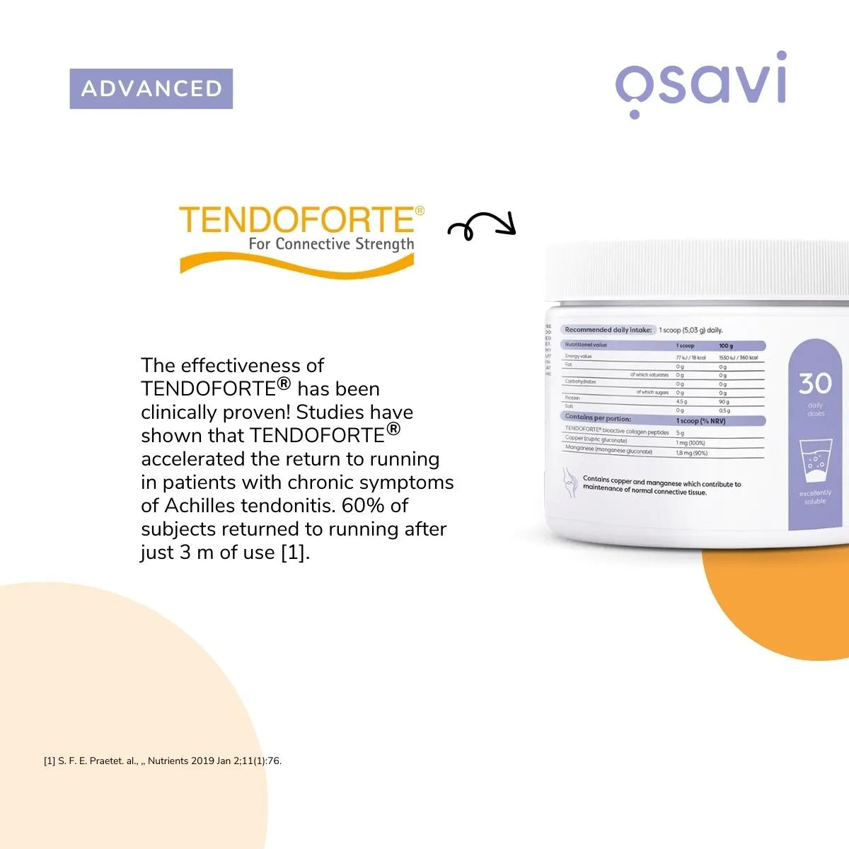 Osavi Collagen Peptides - Tendons & Ligaments – 150.9g