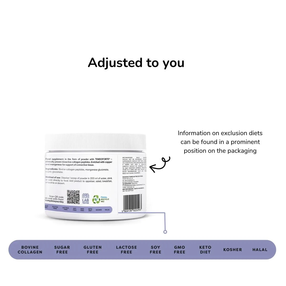 Osavi Collagen Peptides - Tendons & Ligaments – 150.9g