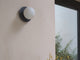 houseof. Opal Disk Wall Light IP44 in Charcoal