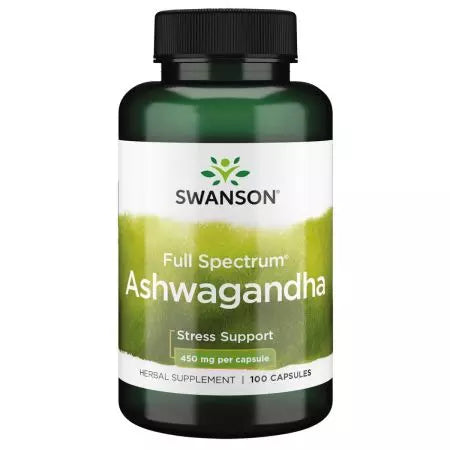 Swanson Full Spectrum Ashwaganda - 450mg - 100 caps