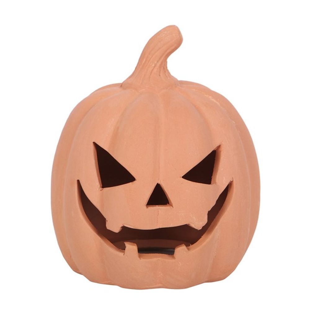 12.5cm Terracotta Pumpkin Ornament - Lacona Home 