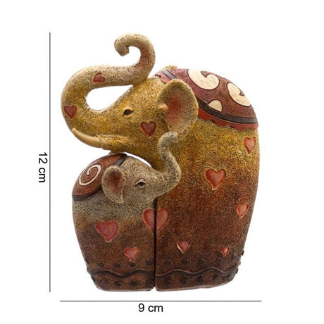 Elephants Resin Ornament - Lacona Home 