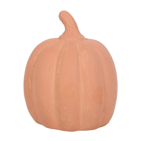 12.5cm Terracotta Pumpkin Ornament - Lacona Home 