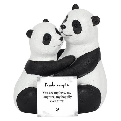 Panda Couple Ornament - Lacona Home 